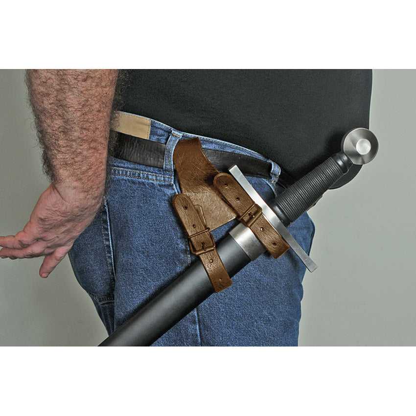 Sheaths Frog 5in Brown Leather - gear storage accessory - image 2