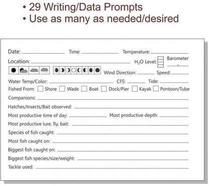 Pro-Knot Pro-Log Fish Record Log Book 6.5 in x 4.5 in - writing accessory - image 2