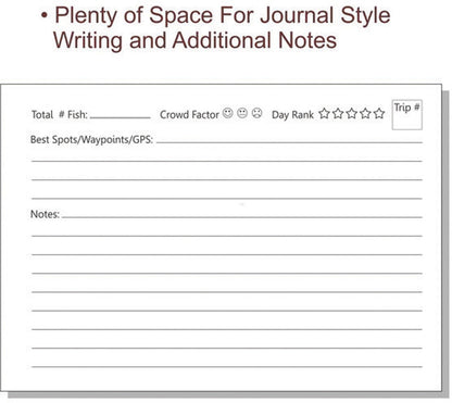 Pro-Knot Pro-Log Fish Record Log Book 6.5 in x 4.5 in - writing accessory - image 3