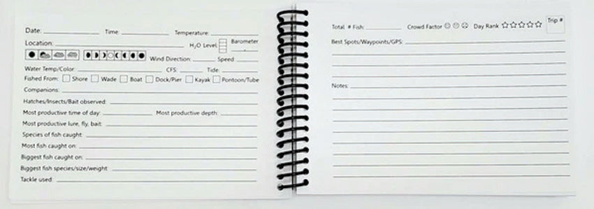 Pro-Knot Pro-Log Fish Record Log Book PL-TROUT - writing accessory - image 2