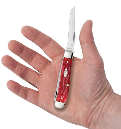 Peach Seed Jig Dark Red Bone CS Mini Trapper