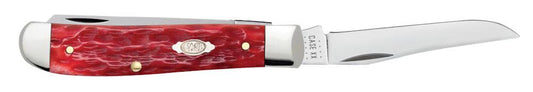Peach Seed Jig Dark Red Bone CS Mini Trapper