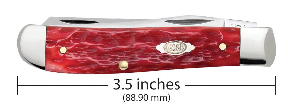 Peach Seed Jig Dark Red Bone CS Mini Trapper