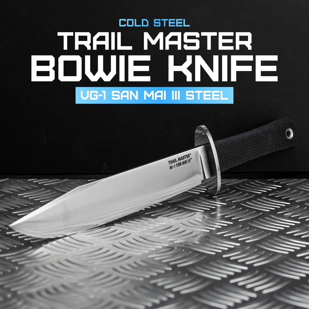 Cold Steel Trail Master Bowie Knife – VG-1 San Mai III