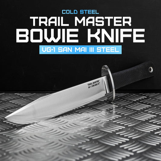Cold Steel Trail Master Bowie Knife – VG-1 San Mai III