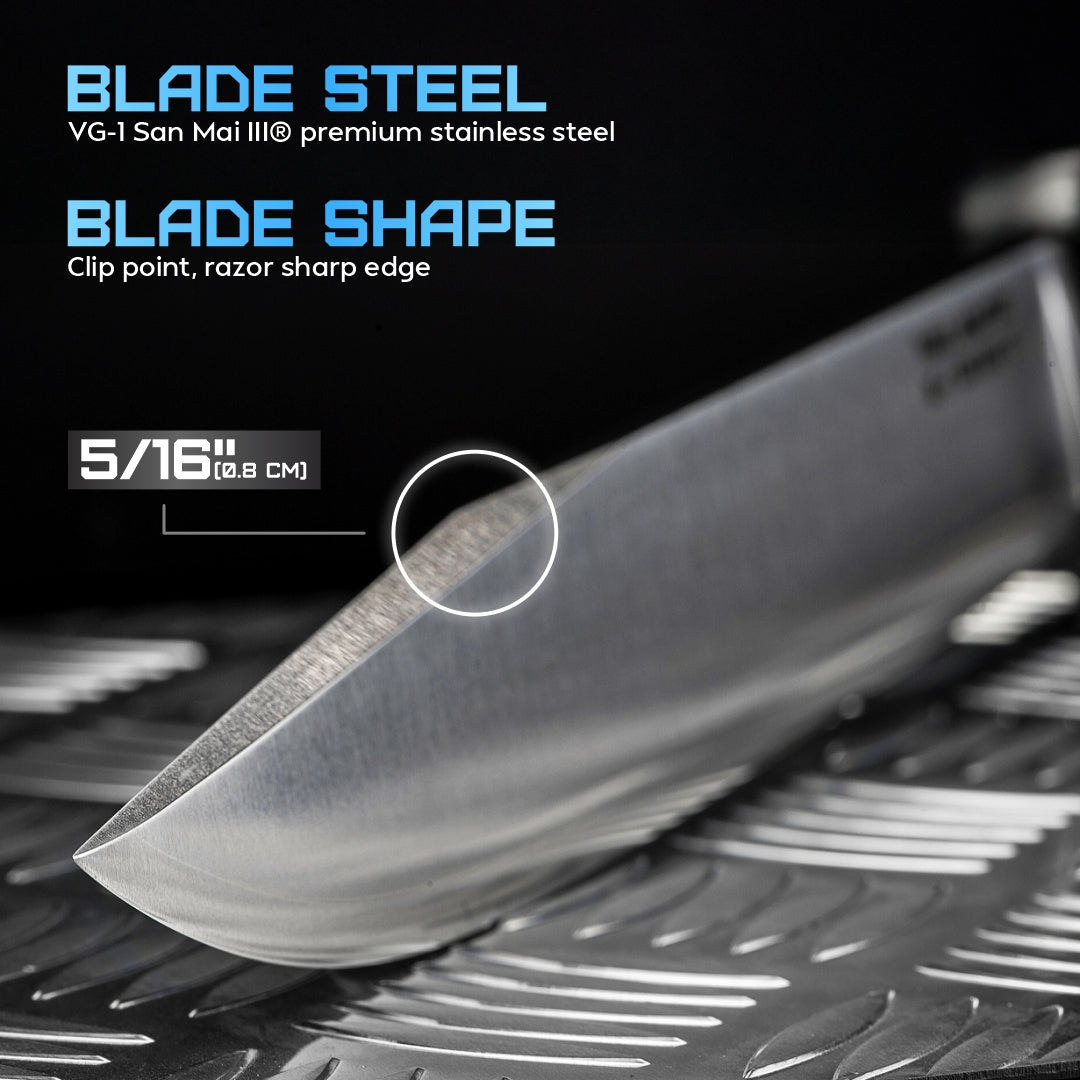 Cold Steel Trail Master Bowie Knife – VG-1 San Mai III