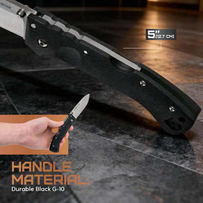 Cold Steel Ultimate Hunter Black Folding Knife – S35VN Steel