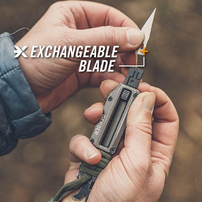Gerber Prybrid X Utility Knife – OD Green | Compact Hybrid Tool for Everyday Utility