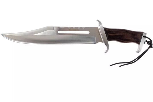 RAMBO knife Rambo 3 Signature Edition with wooden handle, 9297
