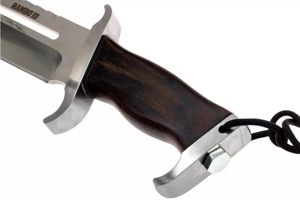 RAMBO knife Rambo 3 Signature Edition with wooden handle, 9297
