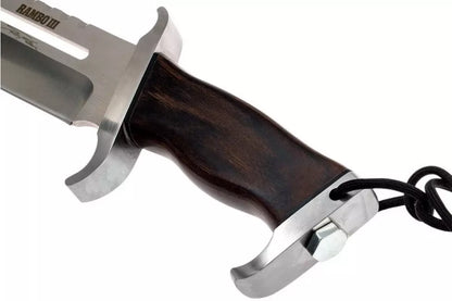 RAMBO knife Rambo 3 Signature Edition with wooden handle, 9297
