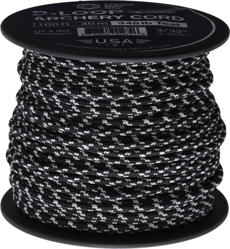 Atwood Rope MFG D-Loop Cord Black Glow - outdoor gear storage - image 1