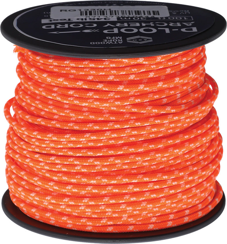 Atwood Rope MFG D-Loop Cord Neon Org Glow - paracord accessory - image 1