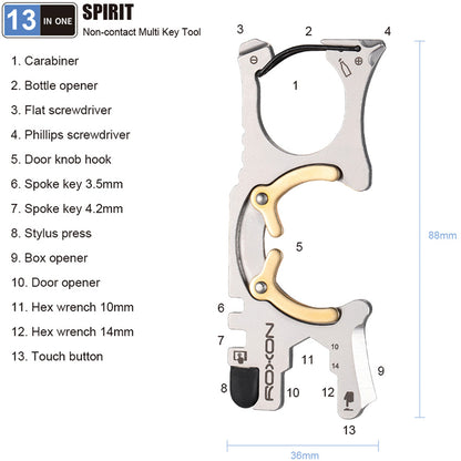 ROXON Spirit 13 in 1 Carabiner - outdoor accessory - image 2