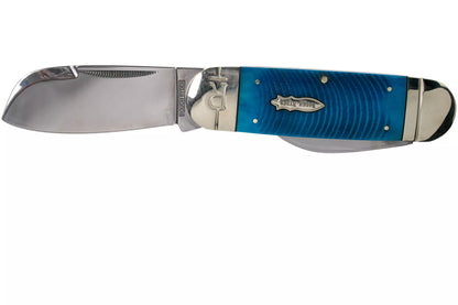 Rough Ryder Black & Blue Elephant Toe RR2113 pocket knife
