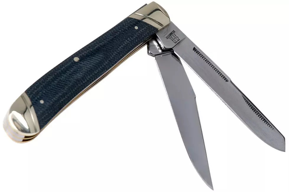 Rough Ryder Trapper Denim RR2182 Carbon slipjoint pocket knife
