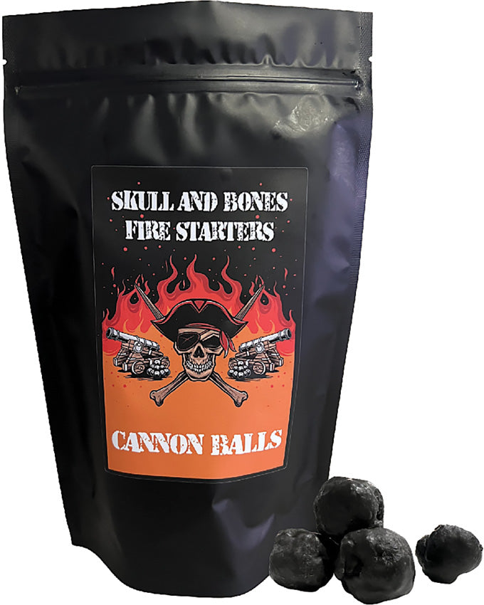 Skull & Bones Firestarters Cannon Ball Firestarters - fire starting accessory - image 1