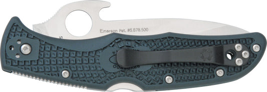 Spyderco Endura 4 Lockback Wave C10PGYW