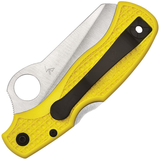 Spyderco Saver Salt Lockback Yellow C118SYL