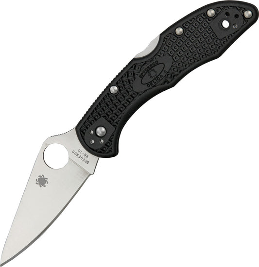 Spyderco Delica Lockback Flat Ground C11FPBK