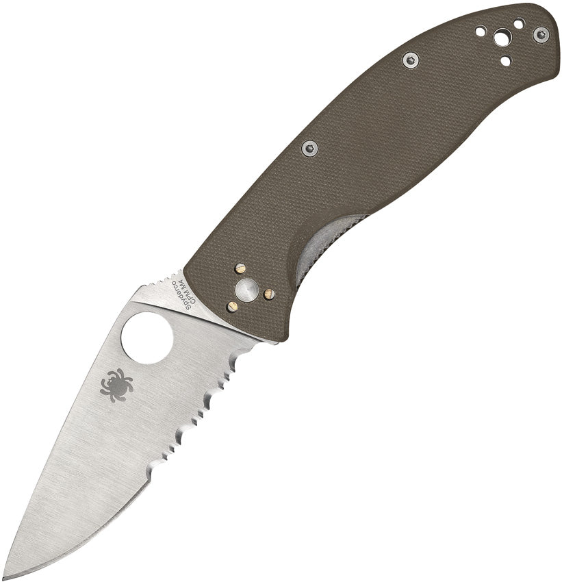 Spyderco Tenacious Linerlock Brown G10 C122GBNM4PS