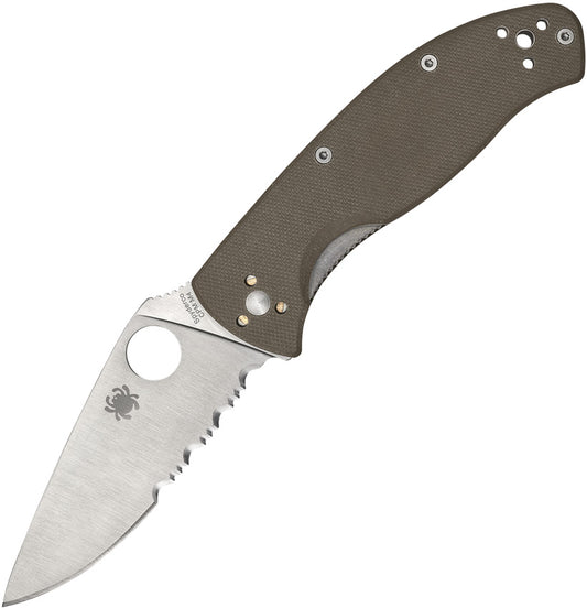 Spyderco Tenacious Linerlock Brown G10 C122GBNM4PS