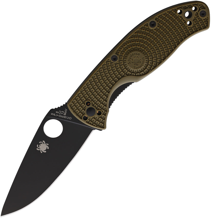 Spyderco Tenacious LWT Black Bld OD C122PODBK
