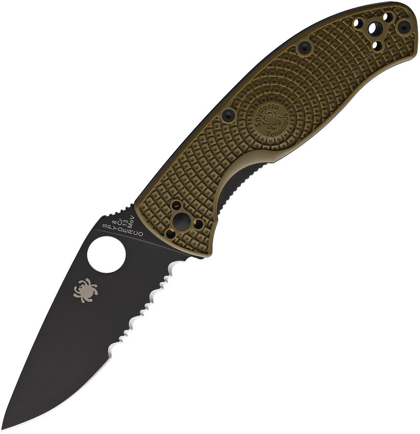 Spyderco Tenacious LWT Black Bld OD C122PSODBK