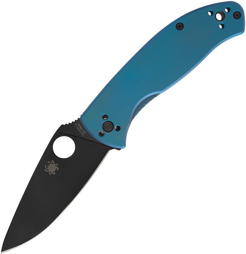 Spyderco Tenacious R.I.L. Titanium Blue C122TIBLBKP