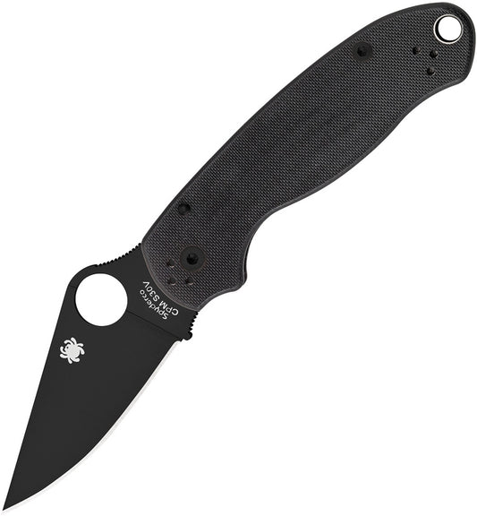 Spyderco Para 3 Black Blade C223GPBK