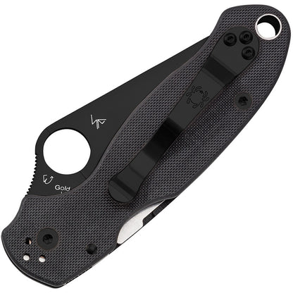 Spyderco Para 3 Black Blade C223GPBK