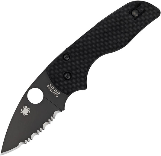 Spyderco Lil Native Compression Lock C230GSBBK - Premium Spyderco Folding Knife for Sale at Mjoutdoorsgear UK