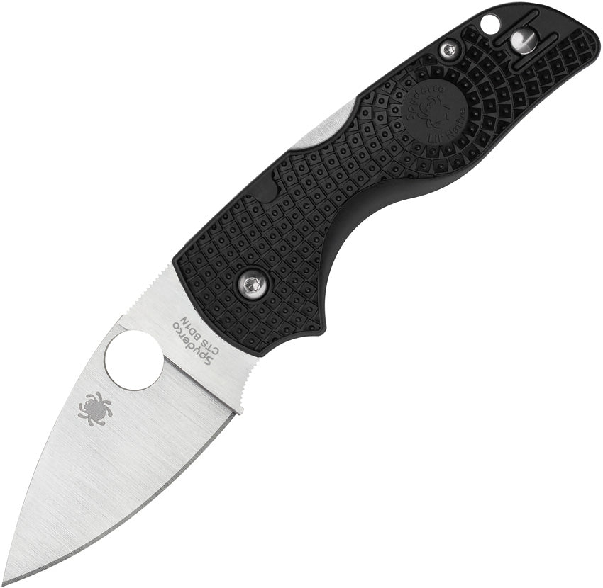 Spyderco Lil' Native Lockback Satin C230PBK by Spyderco