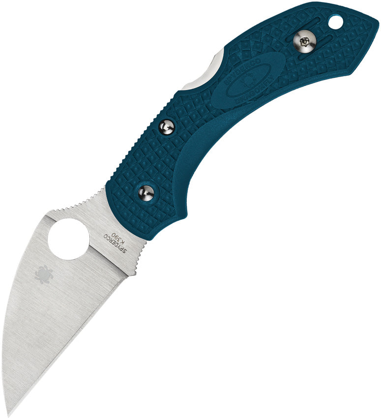 Spyderco Dragonfly 2 Lockback Blue C28FP2WK390 - Premium Spyderco Folding Knife for Sale at Mjoutdoorsgear UK