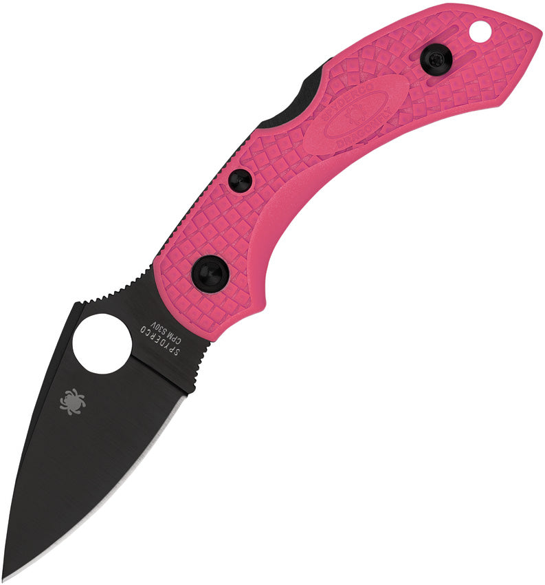 Spyderco Dragonfly 2 Lockback Pink Heal C28FPPNS30VBK2 - Premium Spyderco Folding Knife for Sale at Mjoutdoorsgear UK