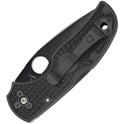 Spyderco Native 5 Lockback Blk Serrated C41SBBK5