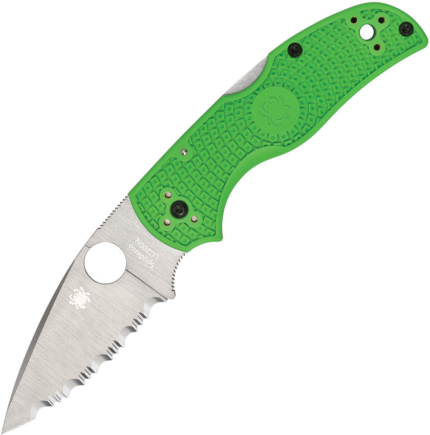 Spyderco Native 5 Salt Lockback Green C41SGR5 by Spyderco - Premium Folding Knife for Sale in UK