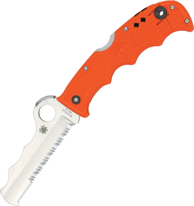 Spyderco Assist Lockback Orange C79PSOR by Spyderco - Premium Folding Knife for Sale in UK