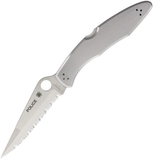 Spyderco Police Model Lockback Serr C07S