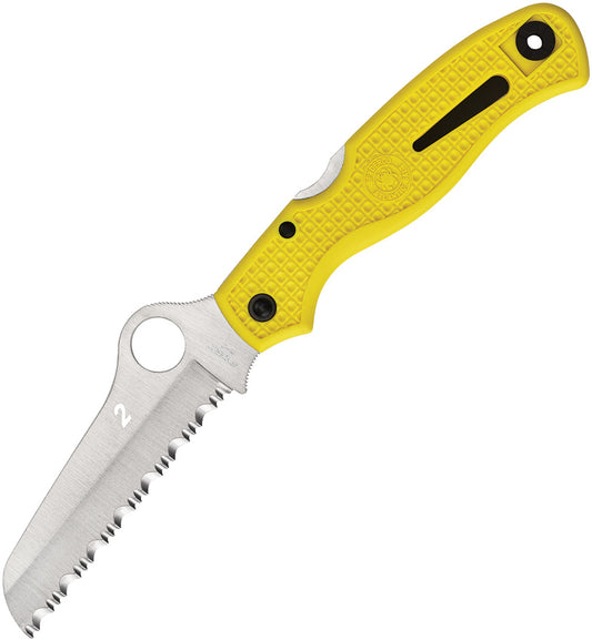 Spyderco Atlantic Salt Lockback Yellow C89SYL