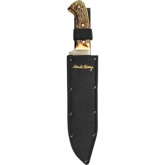 Schrade Uncle Henry Bowie 1116424 10.0" 7Cr17MoV Nylon Fixed Blade Knife

