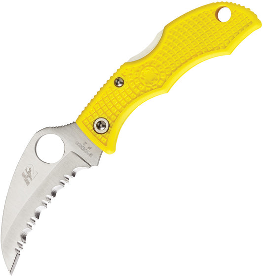 Spyderco Ladybug 3 Lockback Salt Serr LYLS3HB