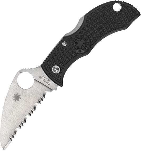 Spyderco Manbug Lockback Black MBKWS
