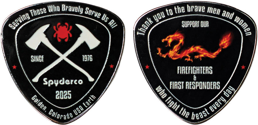 Spyderco Fire Dragon Coin 2025 COINFD2025 by Spyderco - Collectible Coin for Sale in UK