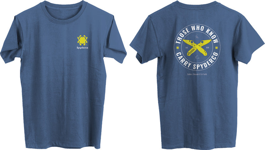 Spyderco Those Who Know T-Shirt L TS01BLL