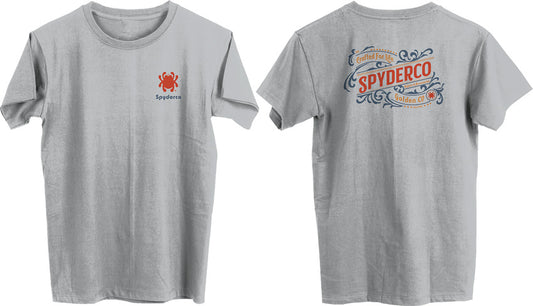 Spyderco Western T-Shirt 2XL Gray TS02GY2XL by Spyderco