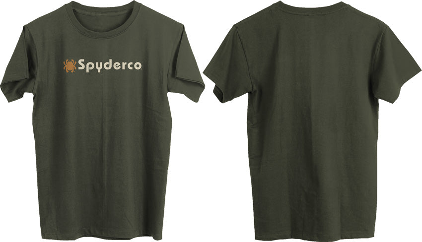 Spyderco Logo T-Shirt Green XL TS03GRXL