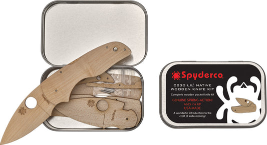 Spyderco C230 Lil' Native Wooden Kit WDKIT2