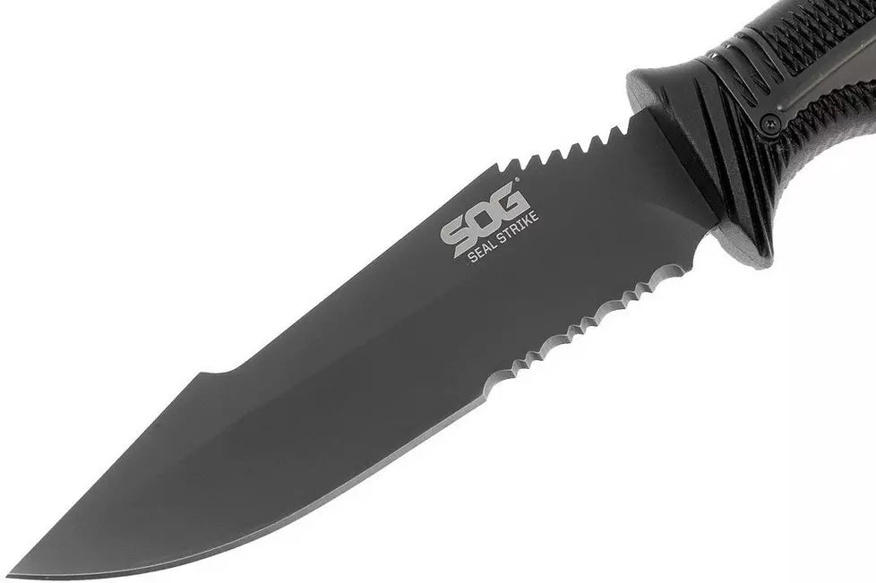 SOG Seal Strike Black, Deluxe sheath SS1003-CP
