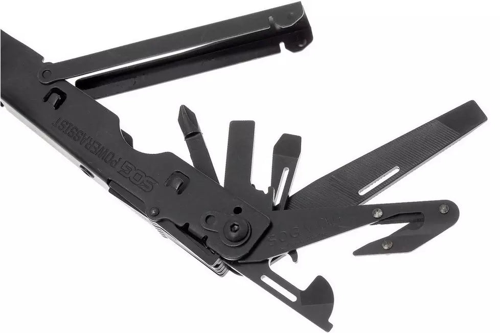 SOG PowerAssist 16-in-1 Multi-Tool w/ Nylon Case (Black Oxide) B66N-CP
